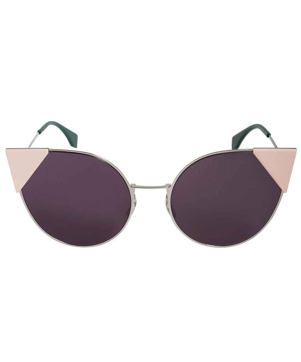 title:Fendi Lei Round Sunglasses FF0190S 010 OM 57;color:not applicable