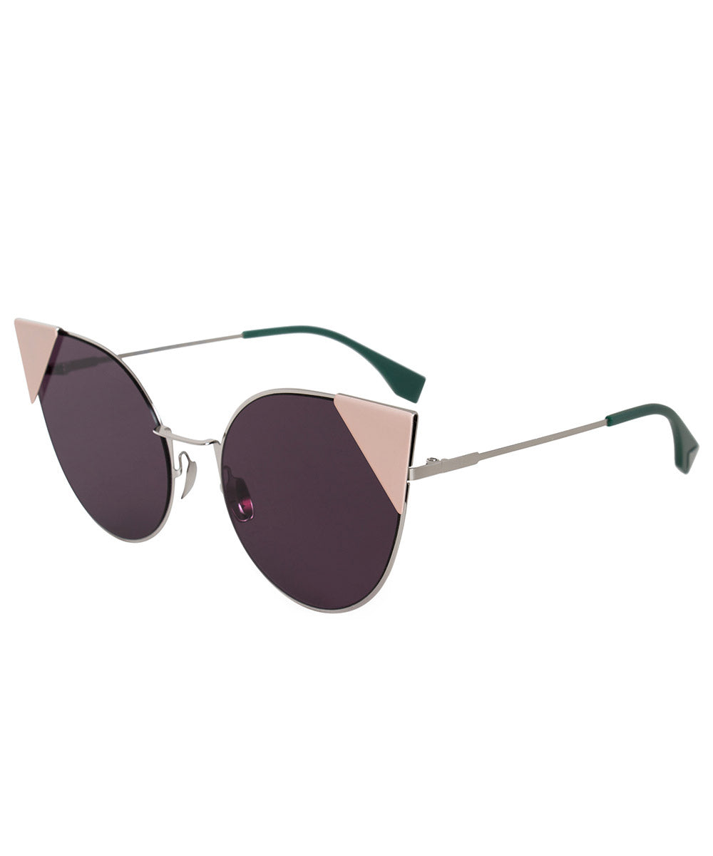 title:Fendi Lei Round Sunglasses FF0190S 010 OM 57;color:not applicable