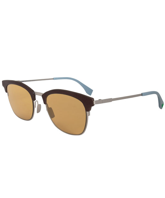 title:Fendi Square Sunglasses FF0228S 4ES 70 50;color:Brown