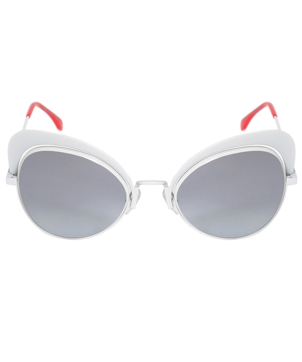 title:Fendi Eyeshine Butterfly Sunglasses FF0247S VK6 9O 54;color:Beige