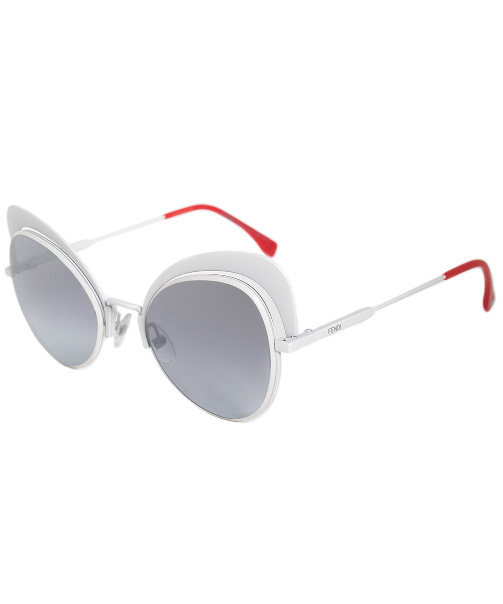 title:Fendi Eyeshine Butterfly Sunglasses FF0247S VK6 9O 54;color:Beige