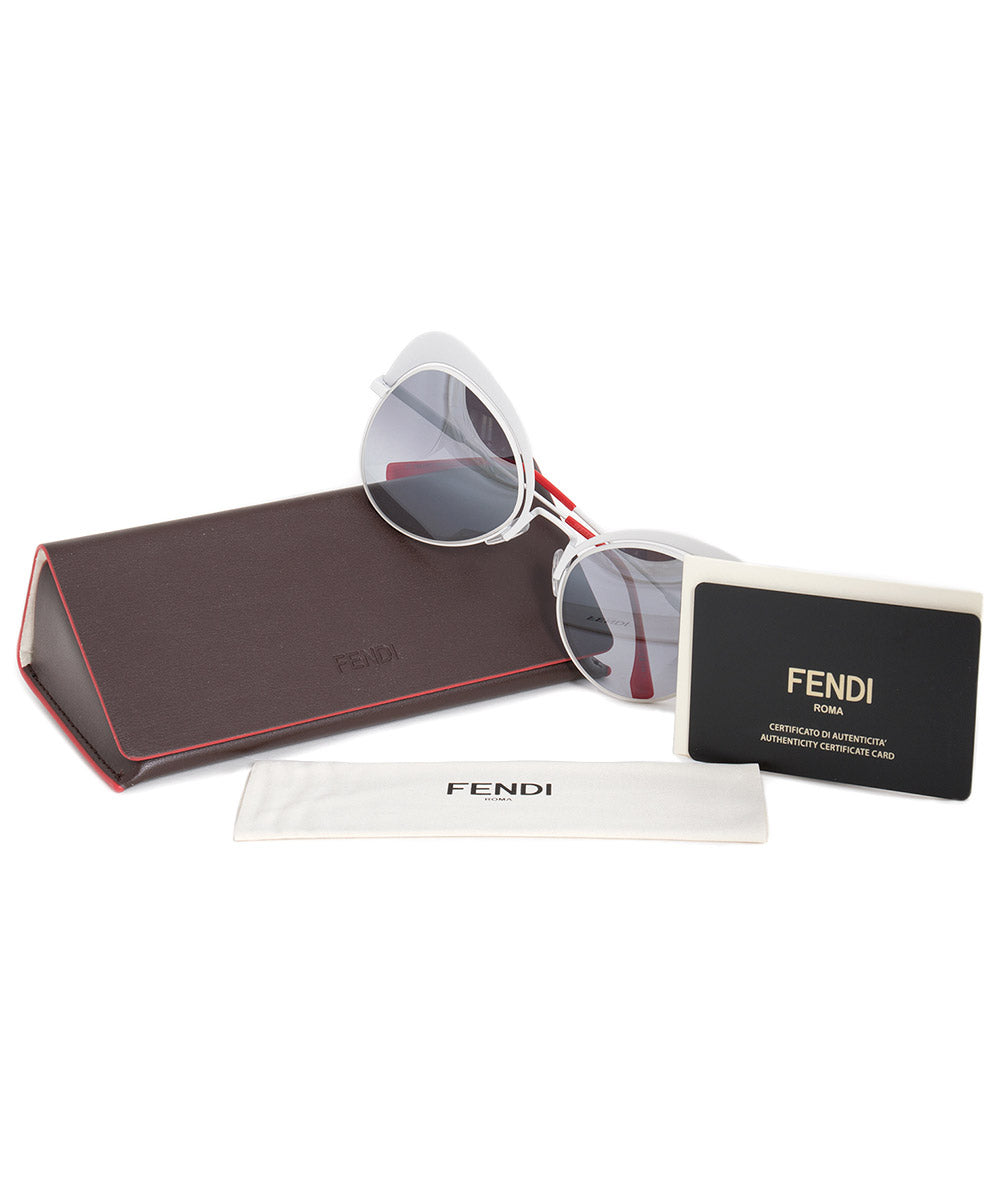 title:Fendi Eyeshine Butterfly Sunglasses FF0247S VK6 9O 54;color:Beige