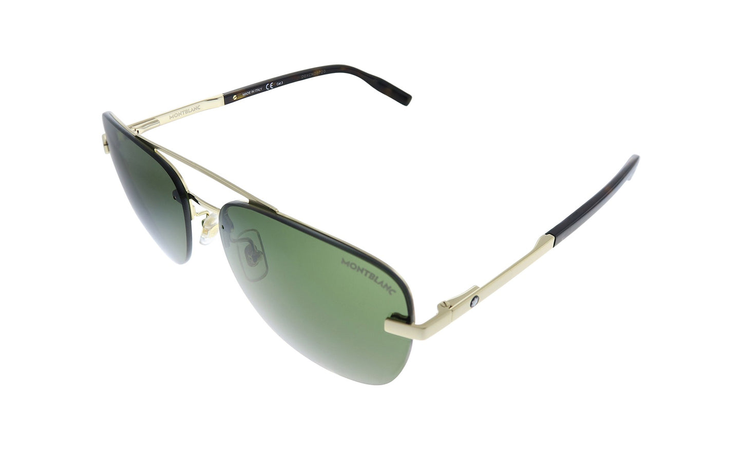 Mont Blanc Unisex Gold Sunglasses MB_0056S_002