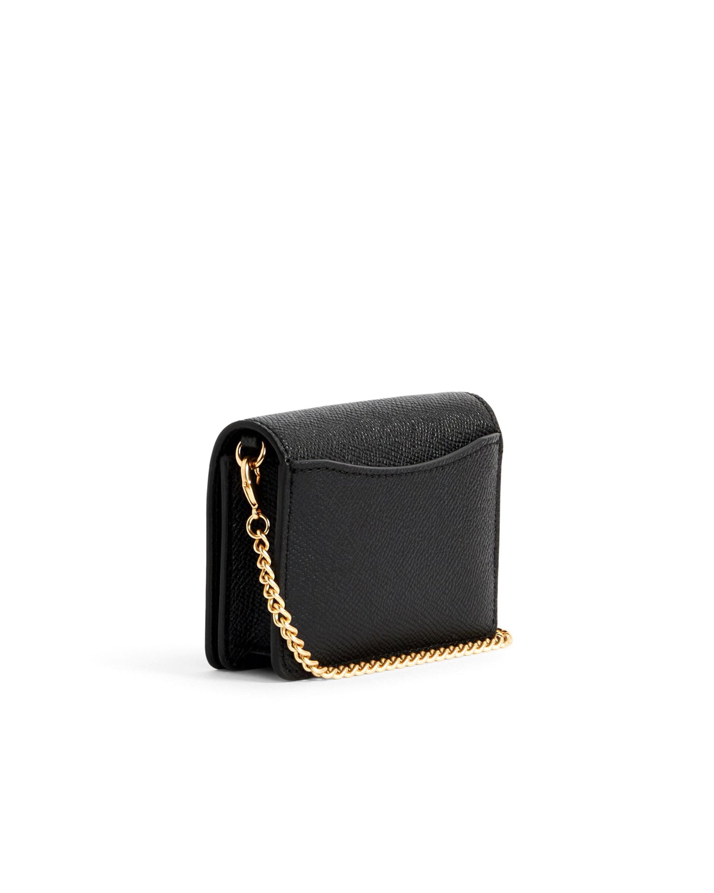 Coach Women's Black Mini Wallet On A Chain