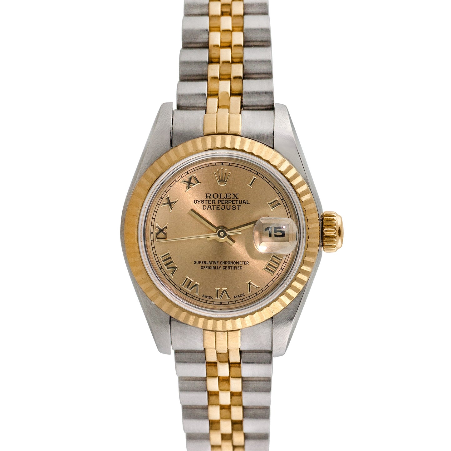 Pre-owned Rolex Ladies Two-tone Datejust, item #11