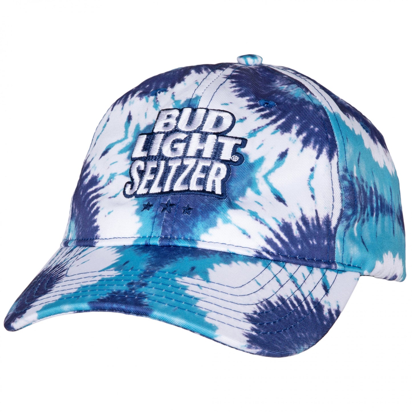 title:Bud Light Seltzer Tie Dye Dad Hat;color:Blue