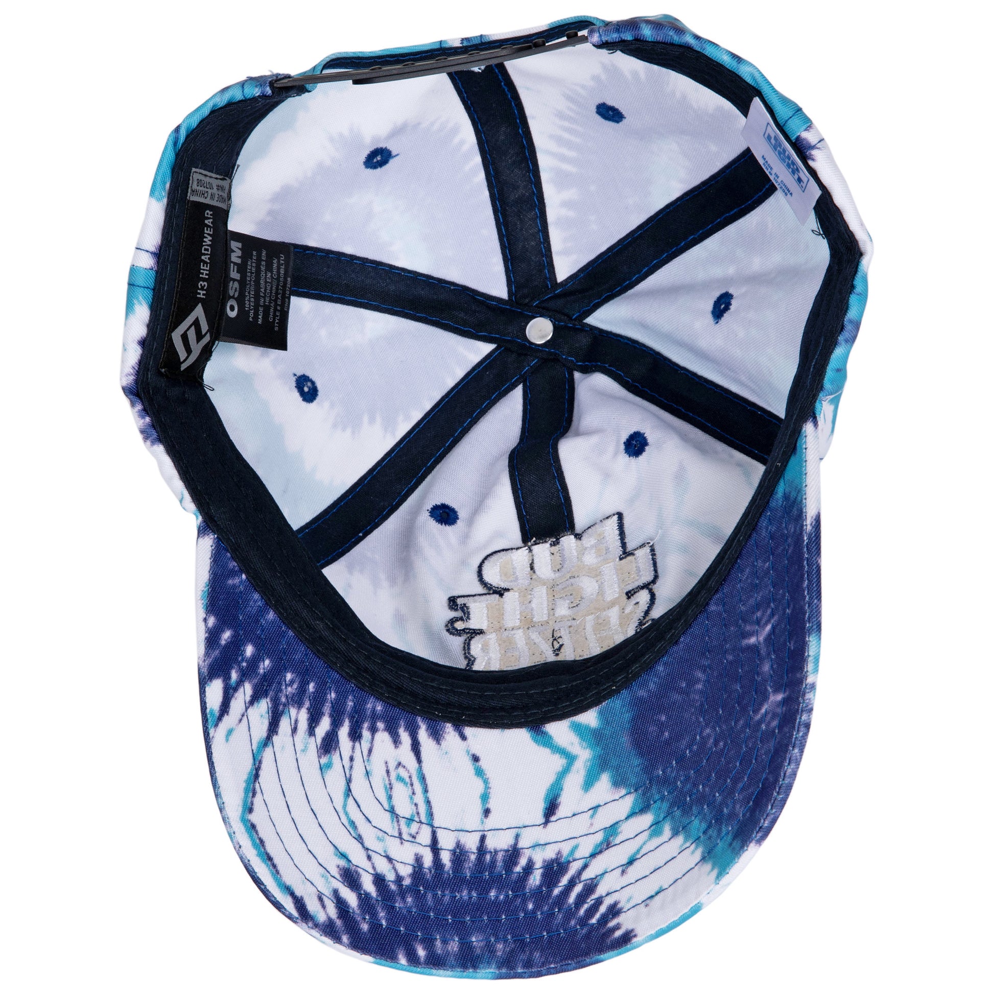 title:Bud Light Seltzer Tie Dye Dad Hat;color:Blue