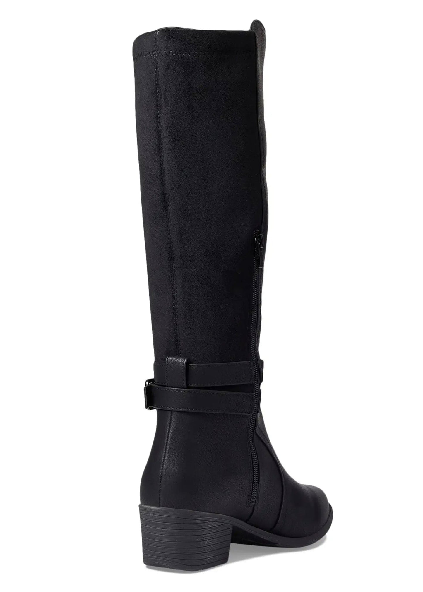 Filmore Boot with Buckle Strap in Black