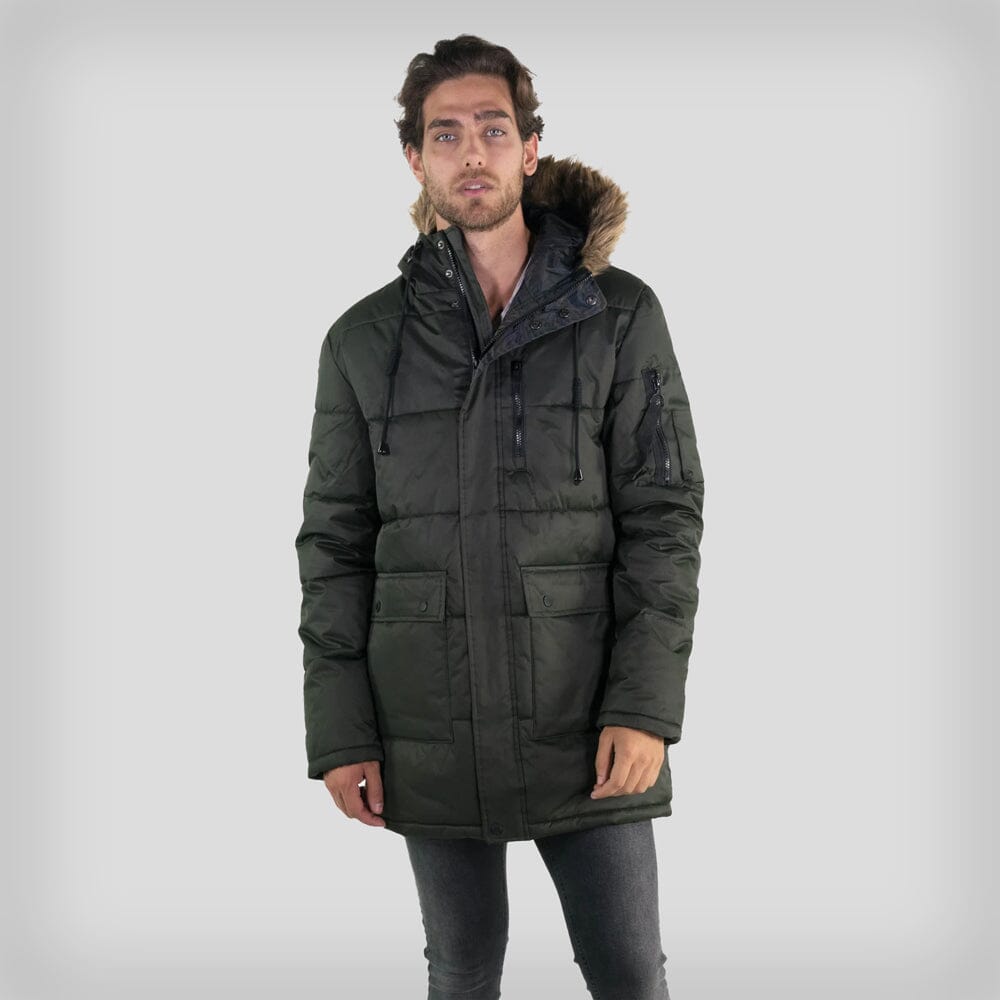 Members Only Men's Snorkel Puffer Jacket - Ruumur