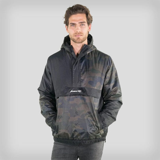 Members Only Men's Camo Popover Jacket - Ruumur