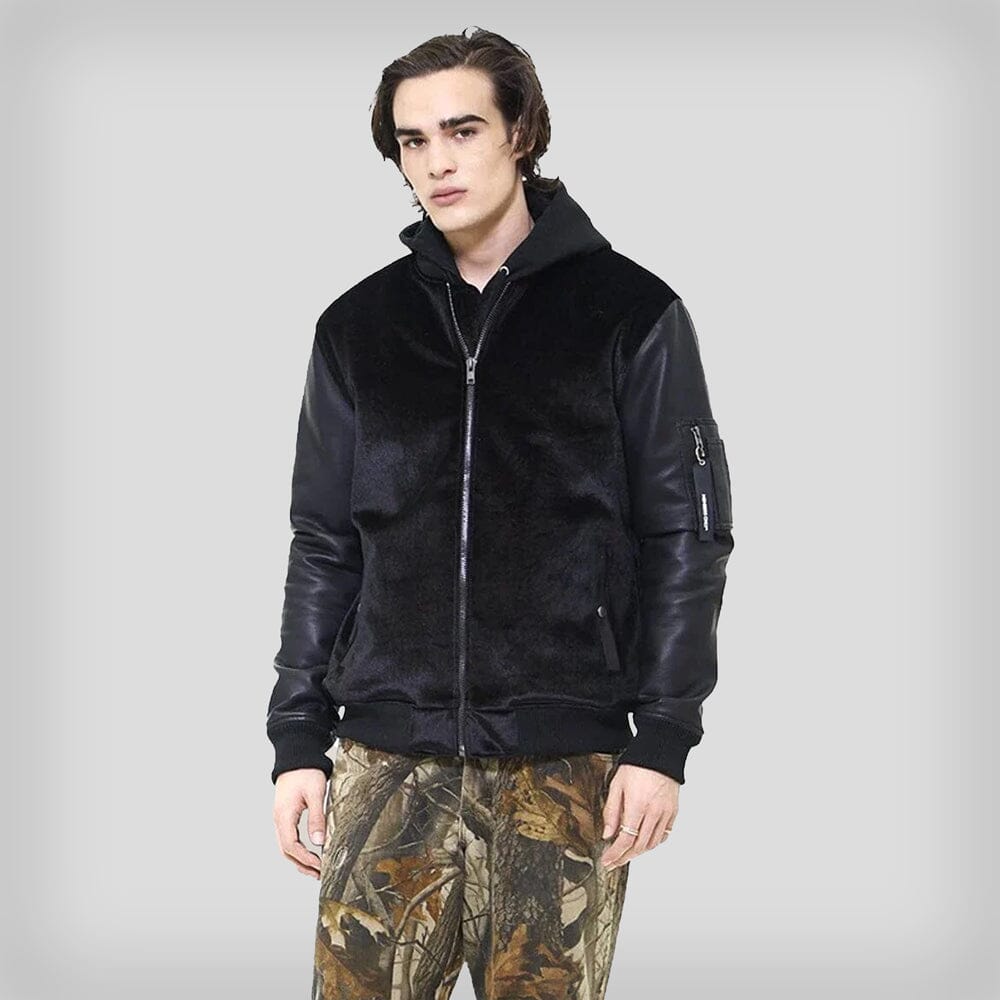 Members Only Men's Velvet Bomber Jacket - Ruumur