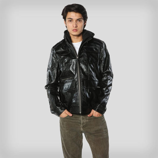 Men's L Train Jacket - FINAL SALE Men's Jackets Members Only Black Small 