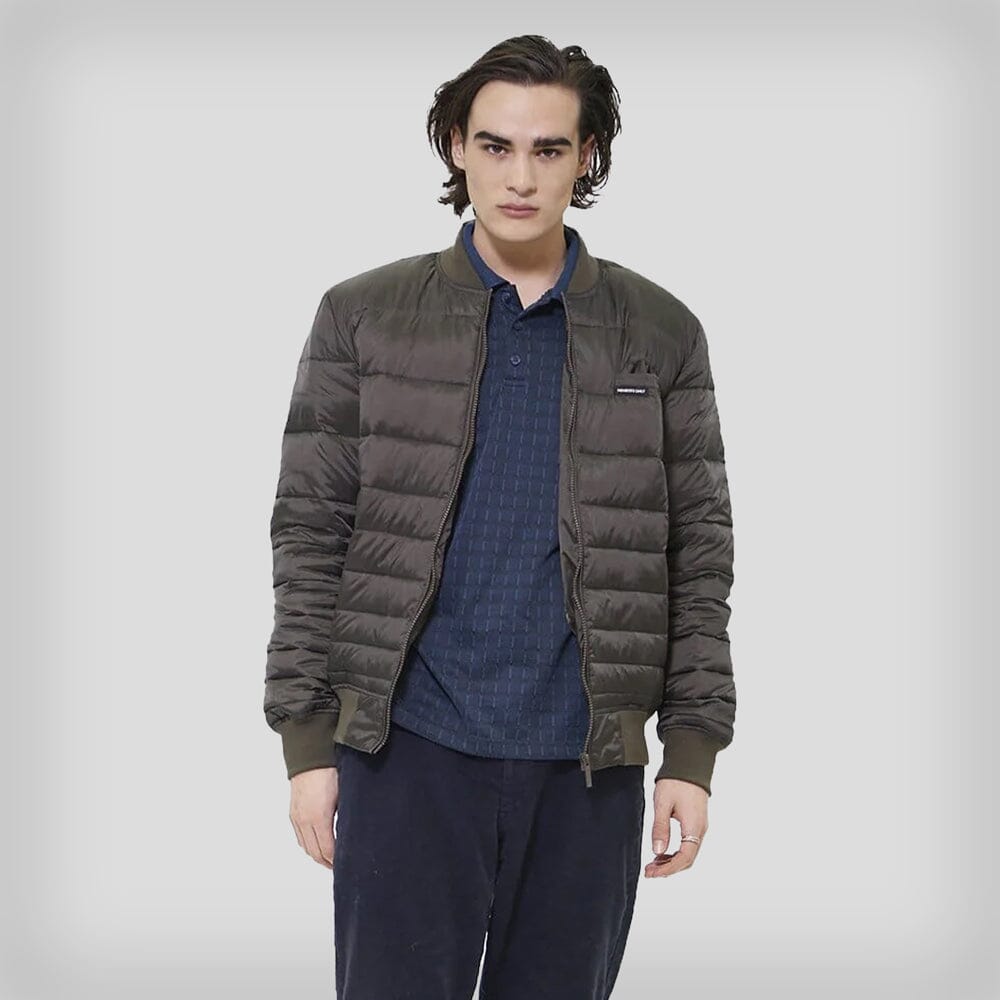 Members Only Men's Solid Puffer Jacket - Ruumur