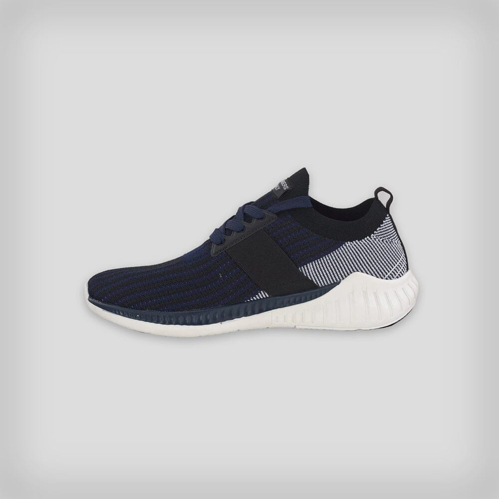 Men's Ribbed Knit Stellar Sneaker Men's Sneaker Members Only NAVY 8 