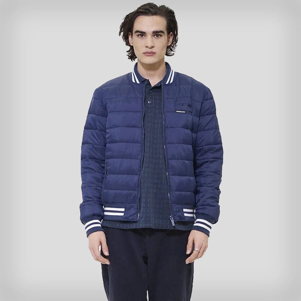 Men's Varsity Puffer Jacket - FINAL SALE Men's Jackets Members Only Navy Small 