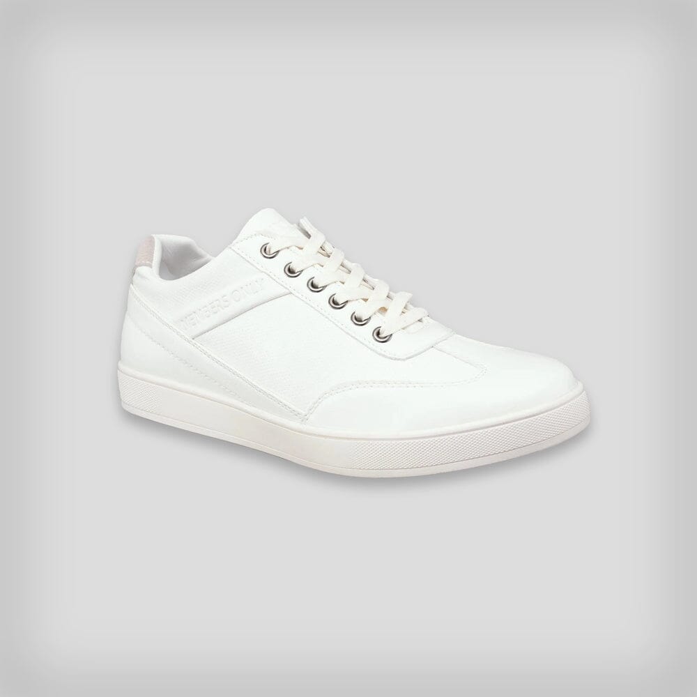 Men's Retro Low Top Court Sneakers Men's Sneaker Members Only WHITE 7 