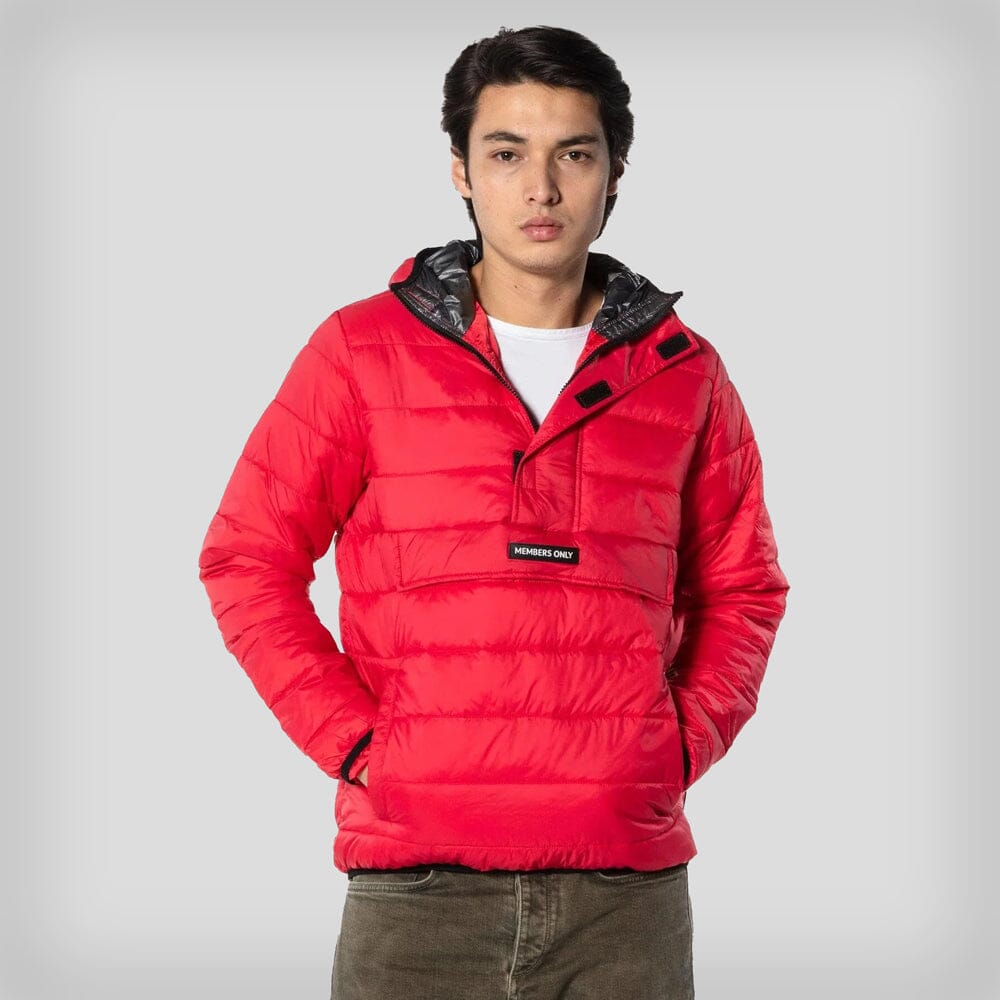 Members Only Men's Popover Puffer Jacket - Ruumur