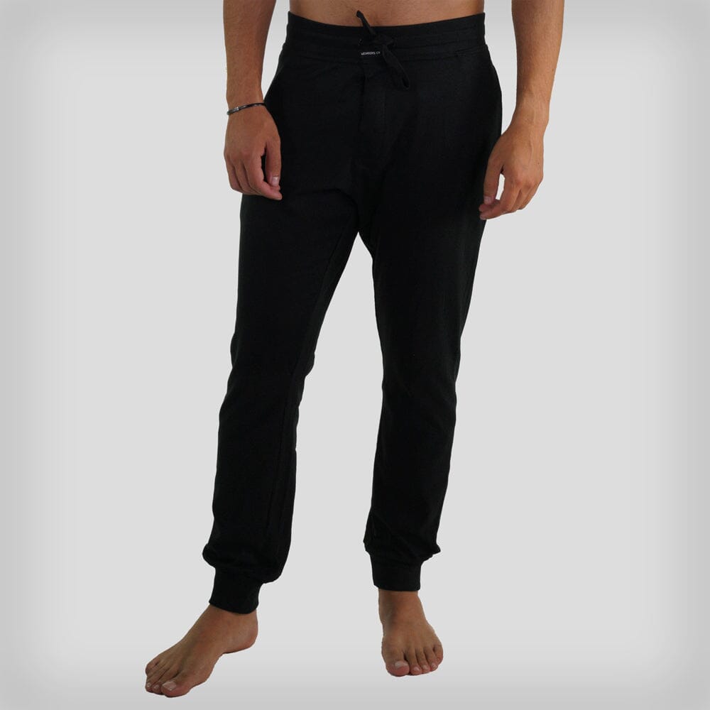 Members Only Men's Jersey Jogger Lounge Pants - Black - Ruumur