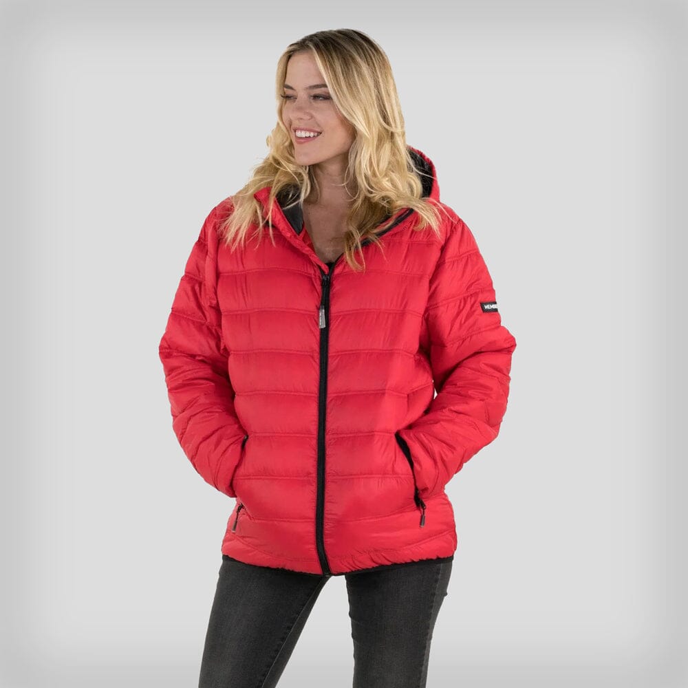 Members Only Women's Zip Front Puffer Oversized Jacket - Ruumur