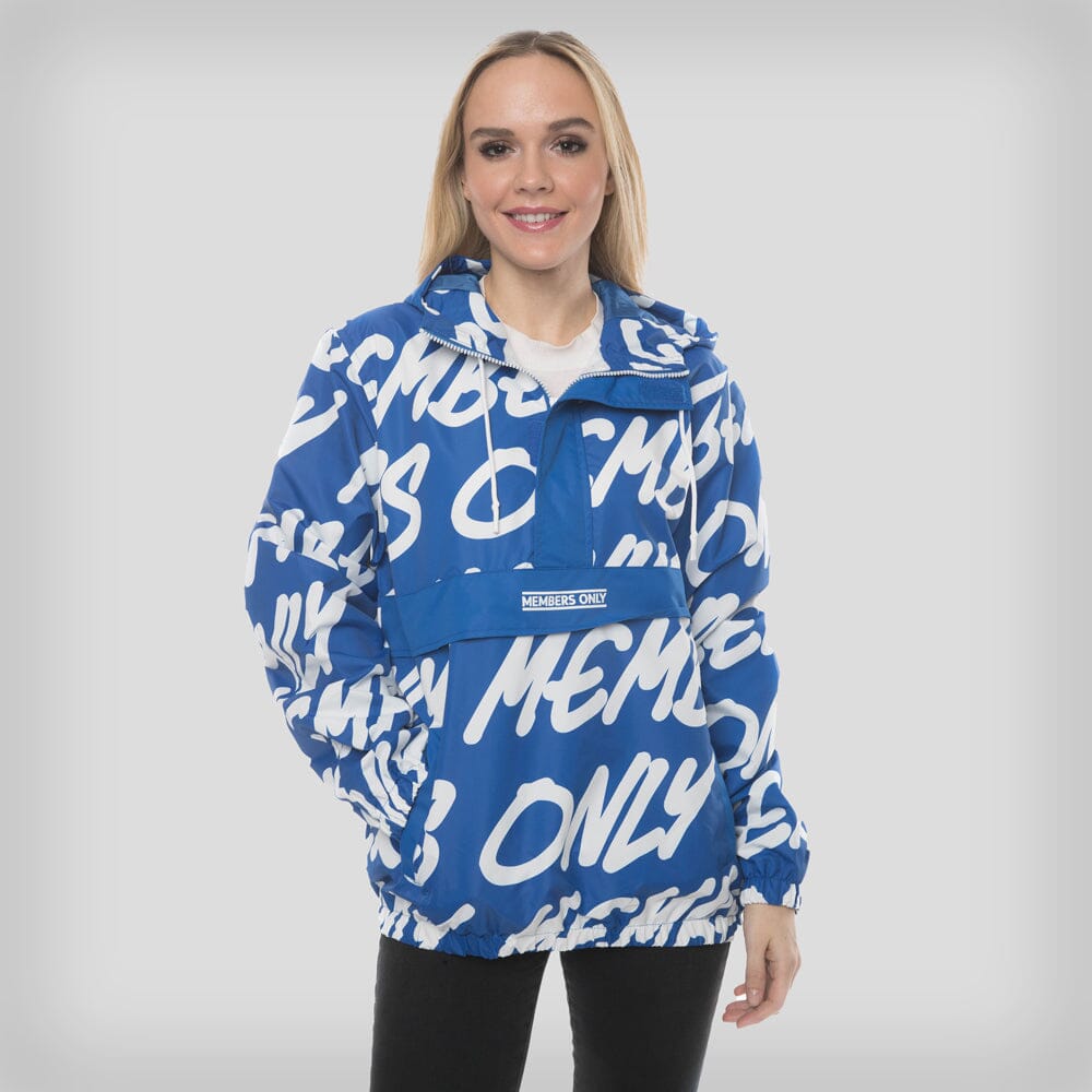 Women's Print Popover Oversized Jacket - FINAL SALE jacket Members Only 