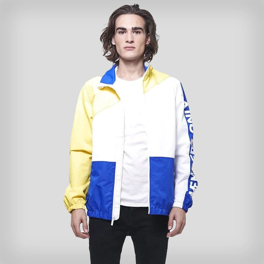 Men's Nautical Color Block Jacket - FINAL SALE Men's Jackets Members Only YELLOW Small 