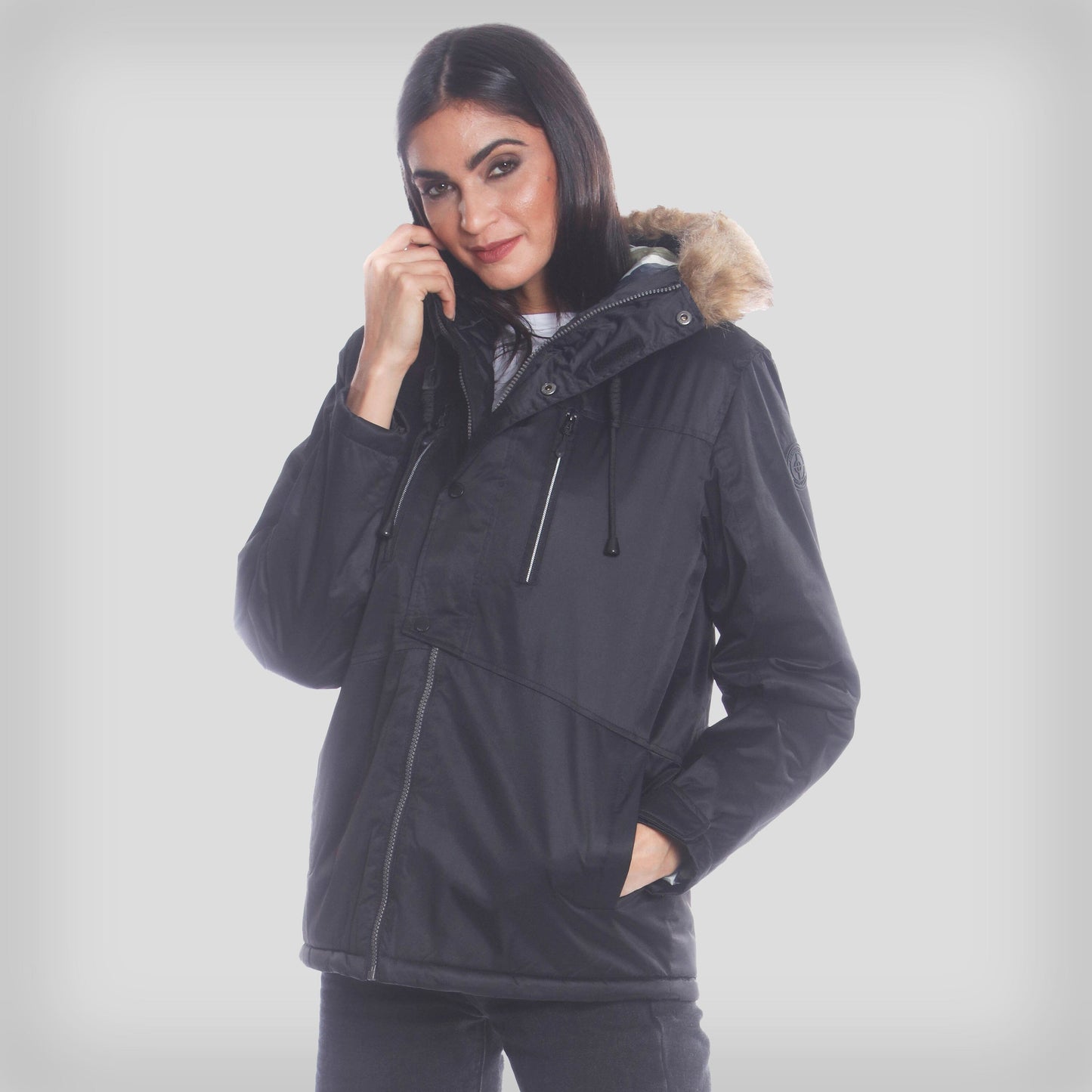 Women's Snorkel Oversized Jacket - FINAL SALE Womens Jacket Members Only Black Small 