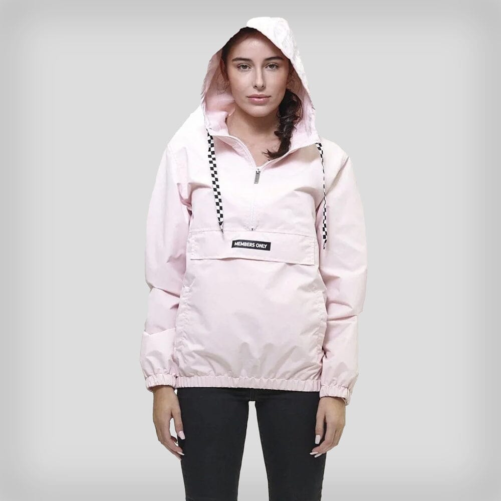 Members Only Women's Poly Taslon Pullover Jacket with hood - Ruumur