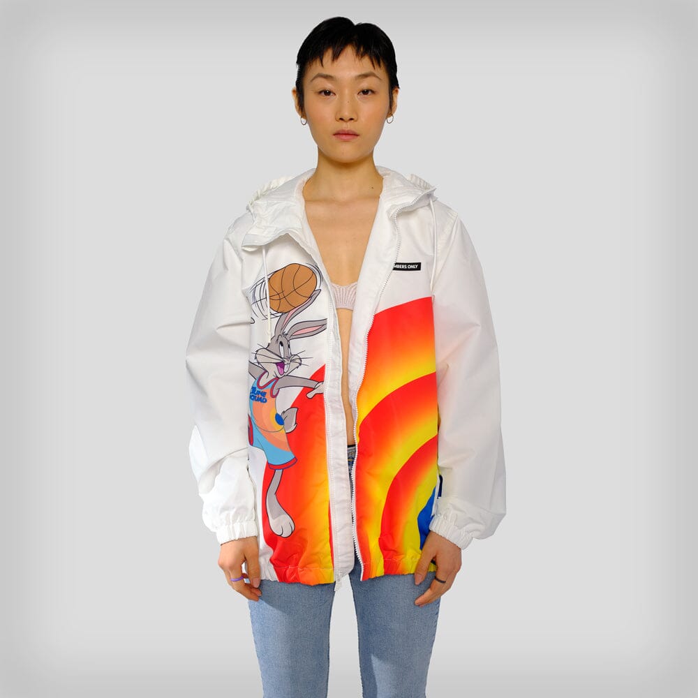 Women's Bugs Oversized Jacket - FINAL SALE Womens Jacket Members Only White Small 