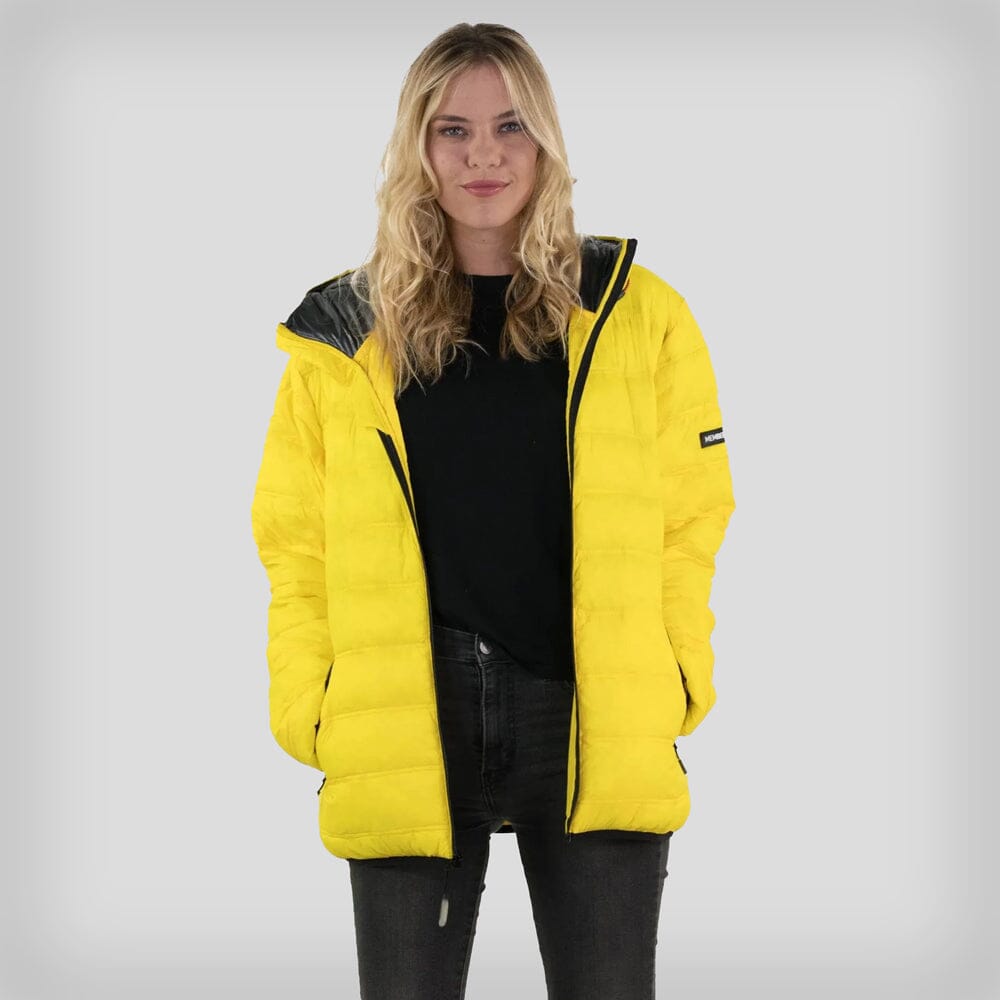 Members Only Women's Zip Front Puffer Oversized Jacket - Ruumur