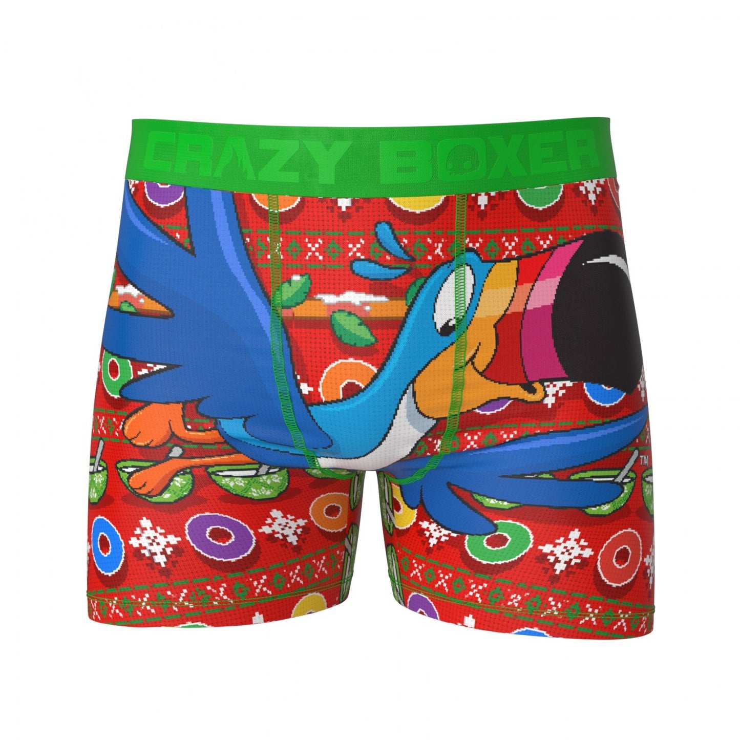 title:Froot Loops HolidayThemed Boxer Briefs;color:Red