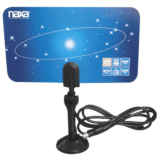 title:Naxa Ultra-Thin Flat Panel Style Powered Antenna For HDTV and ATSC Digital TV;color:Black