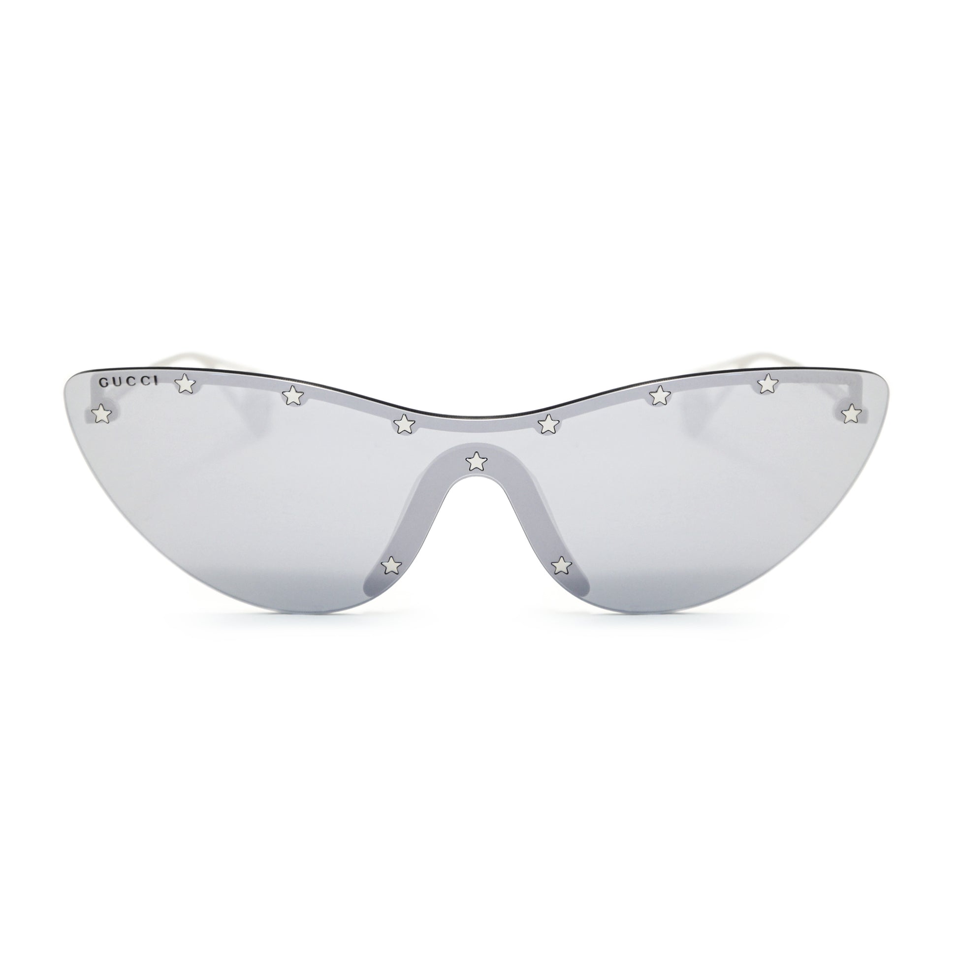 title:Gucci Cat Eye Sunglasses GG0666S 002 99;color:Silver