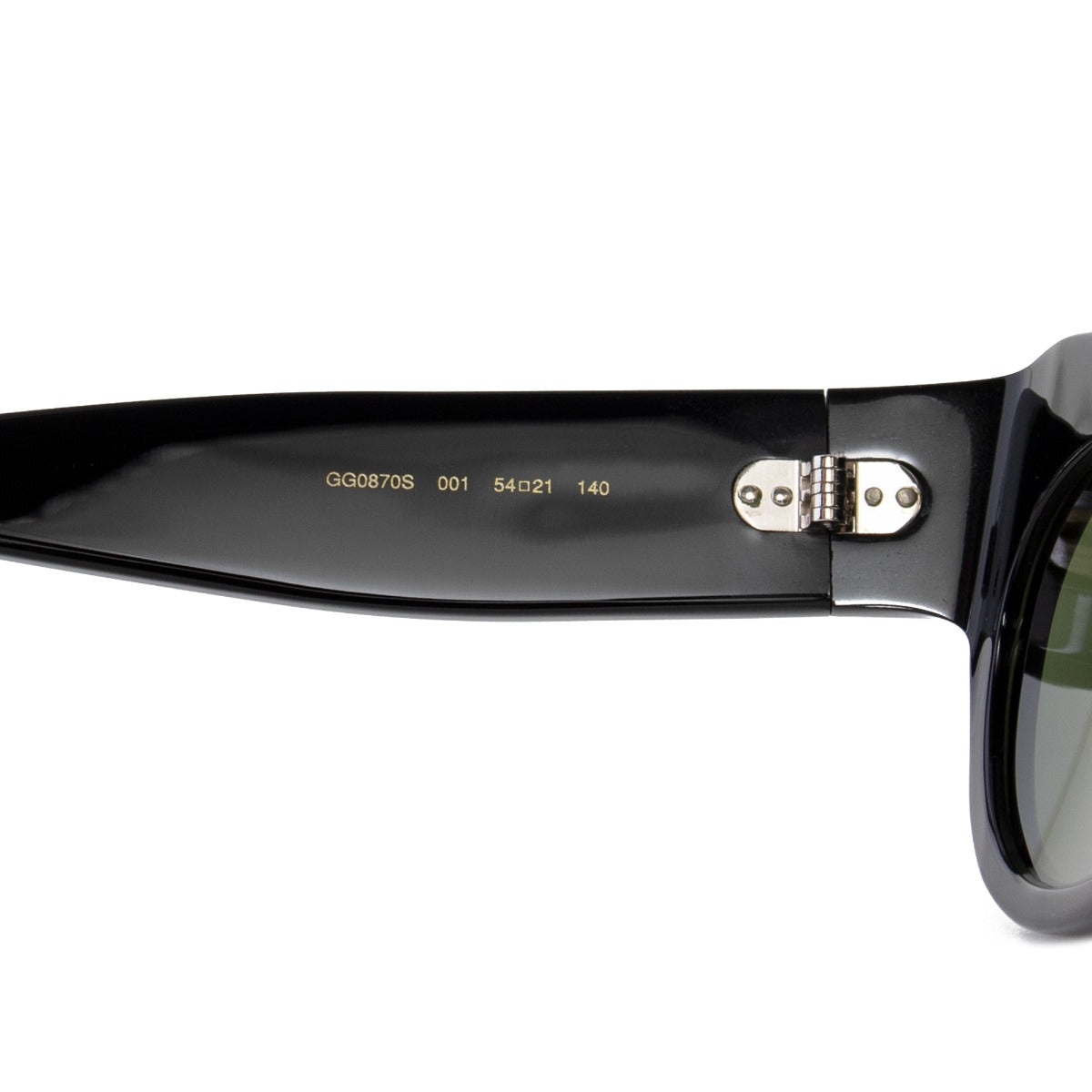 title:Gucci Rectangular Sunglasses GG0870S 001 54;color:Black