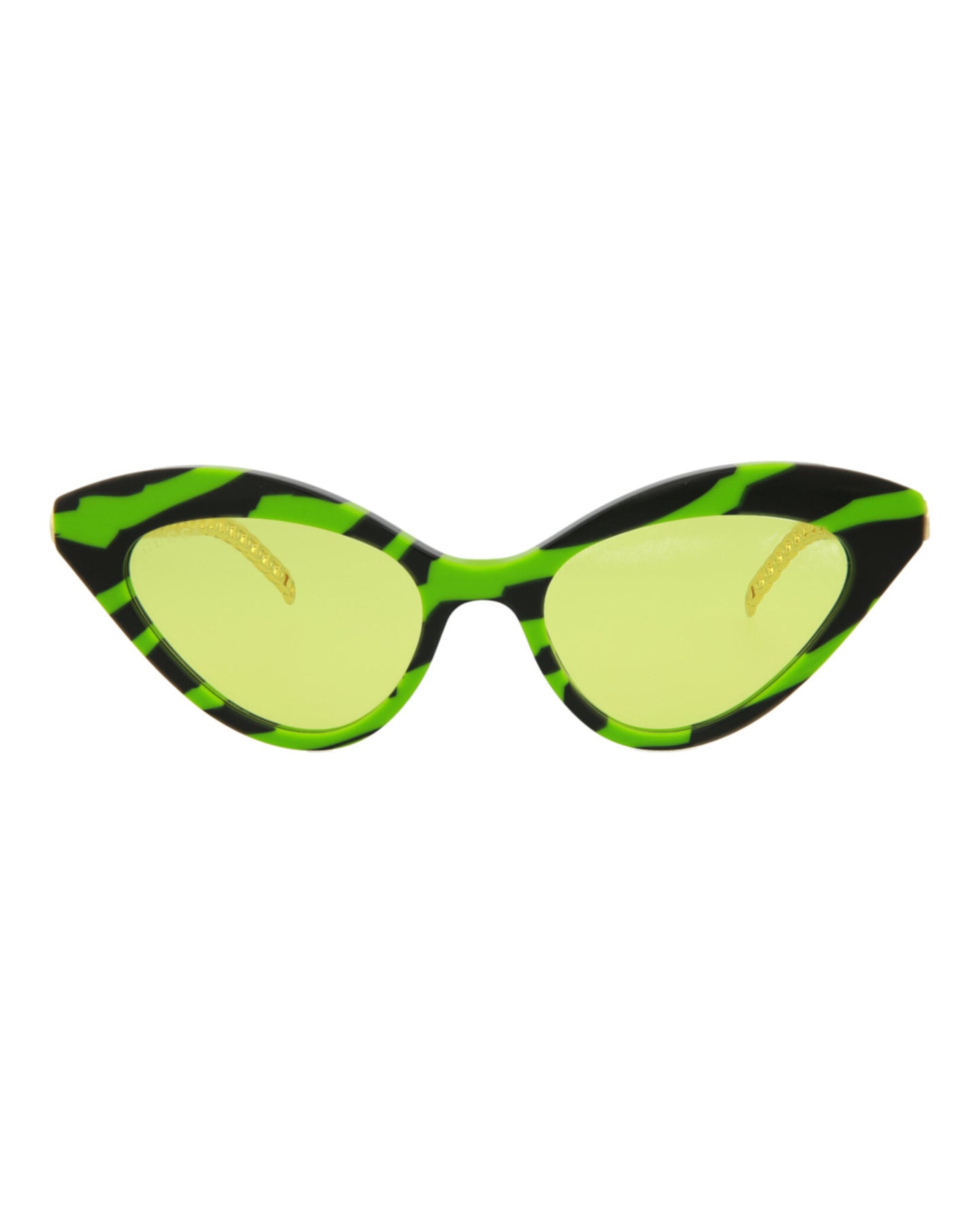 title:Gucci Women's GG0978S-30011176006 Novelty Sunglasses;color:Green Gold Green