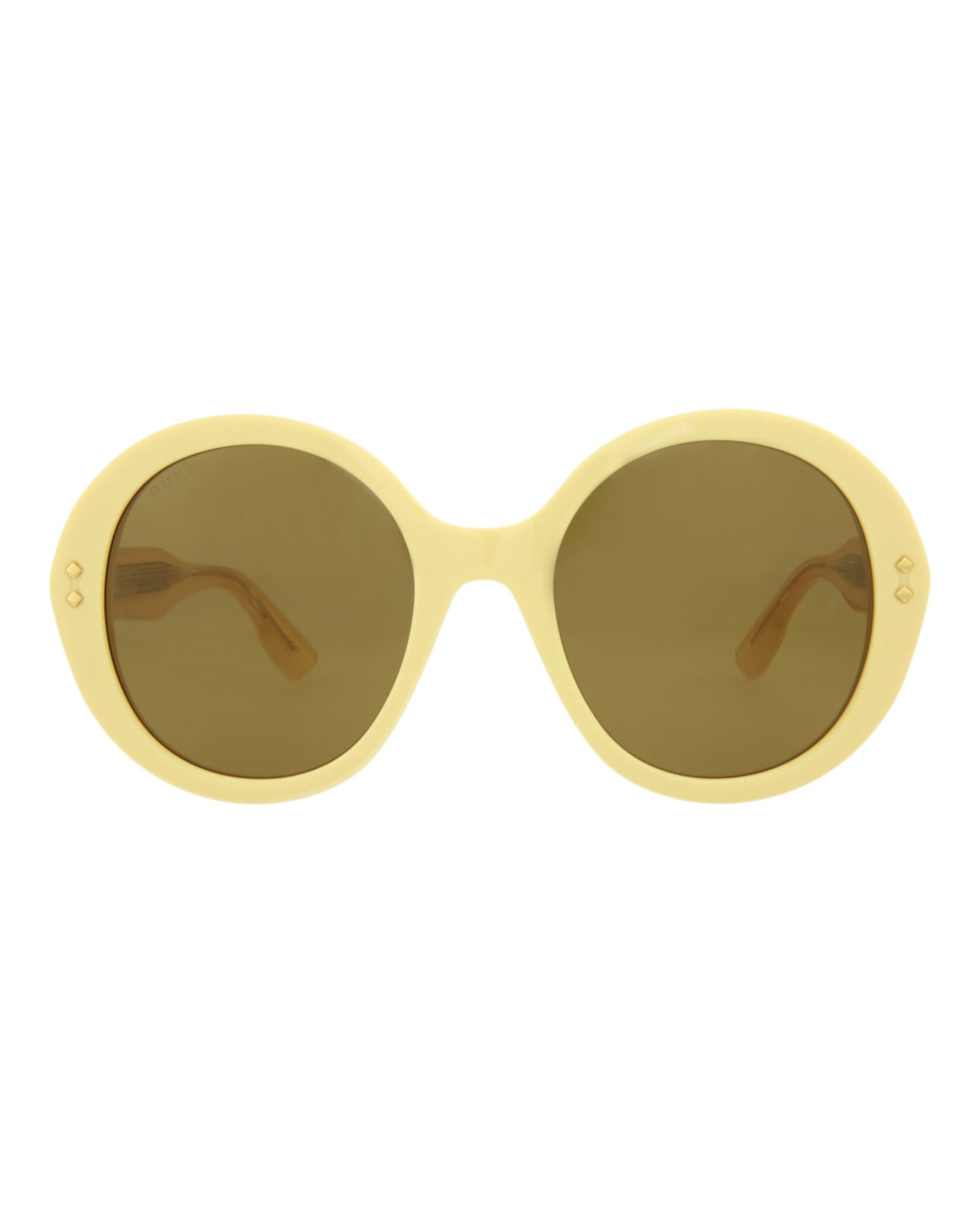 title:Gucci Women's GG1081S-30012874004 Novelty Sunglasses;color:Yellow Yellow Brown