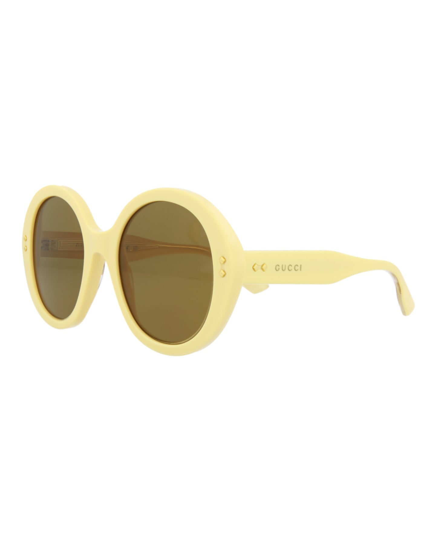 title:Gucci Women's GG1081S-30012874004 Novelty Sunglasses;color:Yellow Yellow Brown