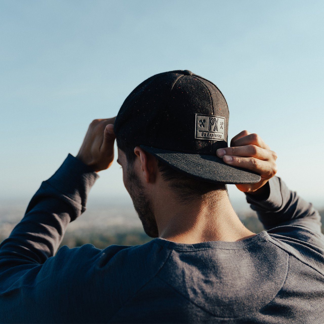 Hats - Travis Flat Brim Speckle Hat