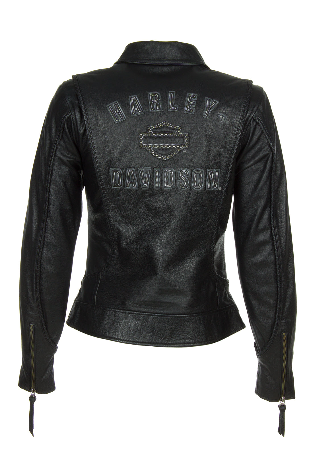 title:Harley-Davidson 98064-13VW Women's Jacket Heritage Black Leather;color:Black