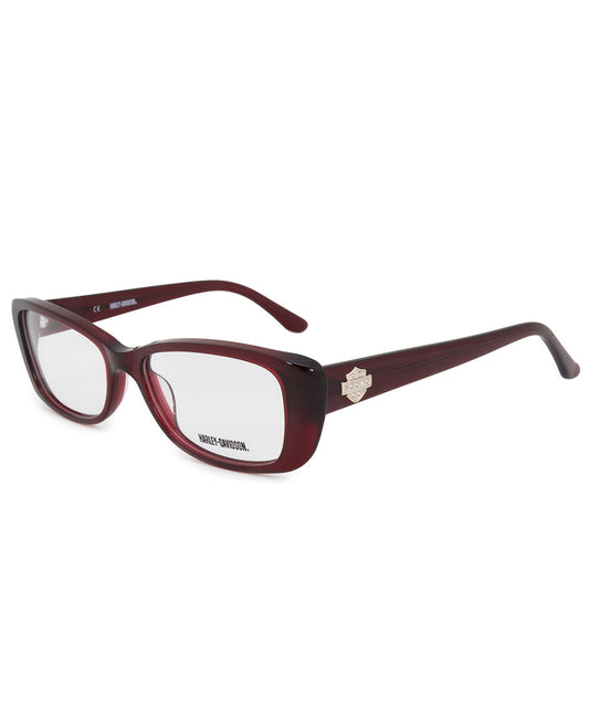 title:Harley Davidson Cat Eye Eyeglasses Frames HD0521 RD 53;color:Red