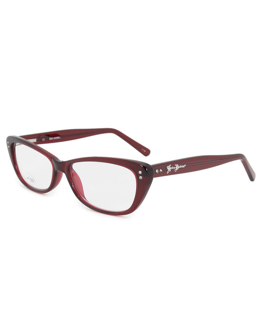 title:Harley Davidson Oval Reading Eyeglasses HD3013 RD 52 +1.50;color:Red