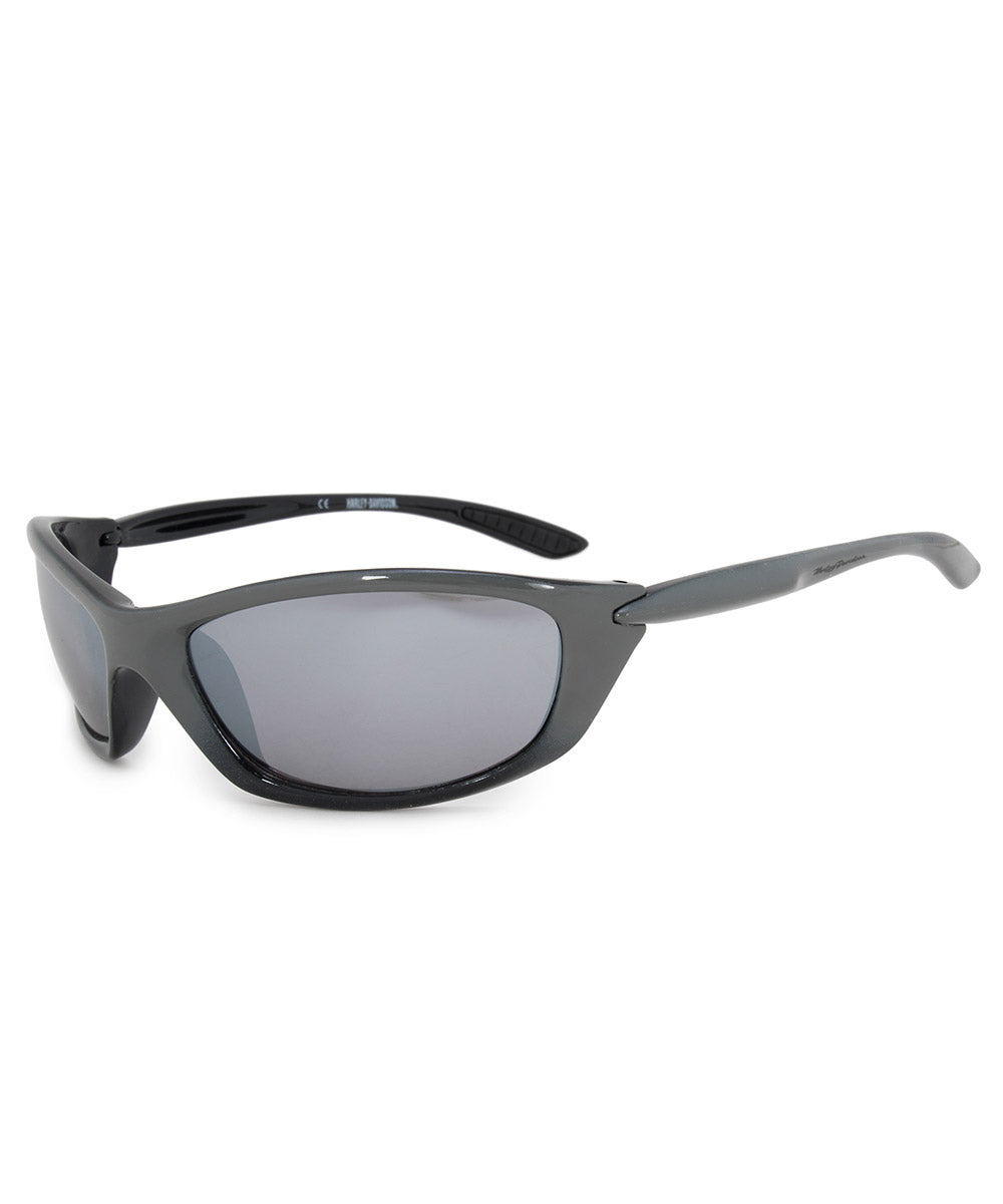 title:Harley Davidson Rectangle Sunglasses HDS0616 GRY 3F 62;color:Gray