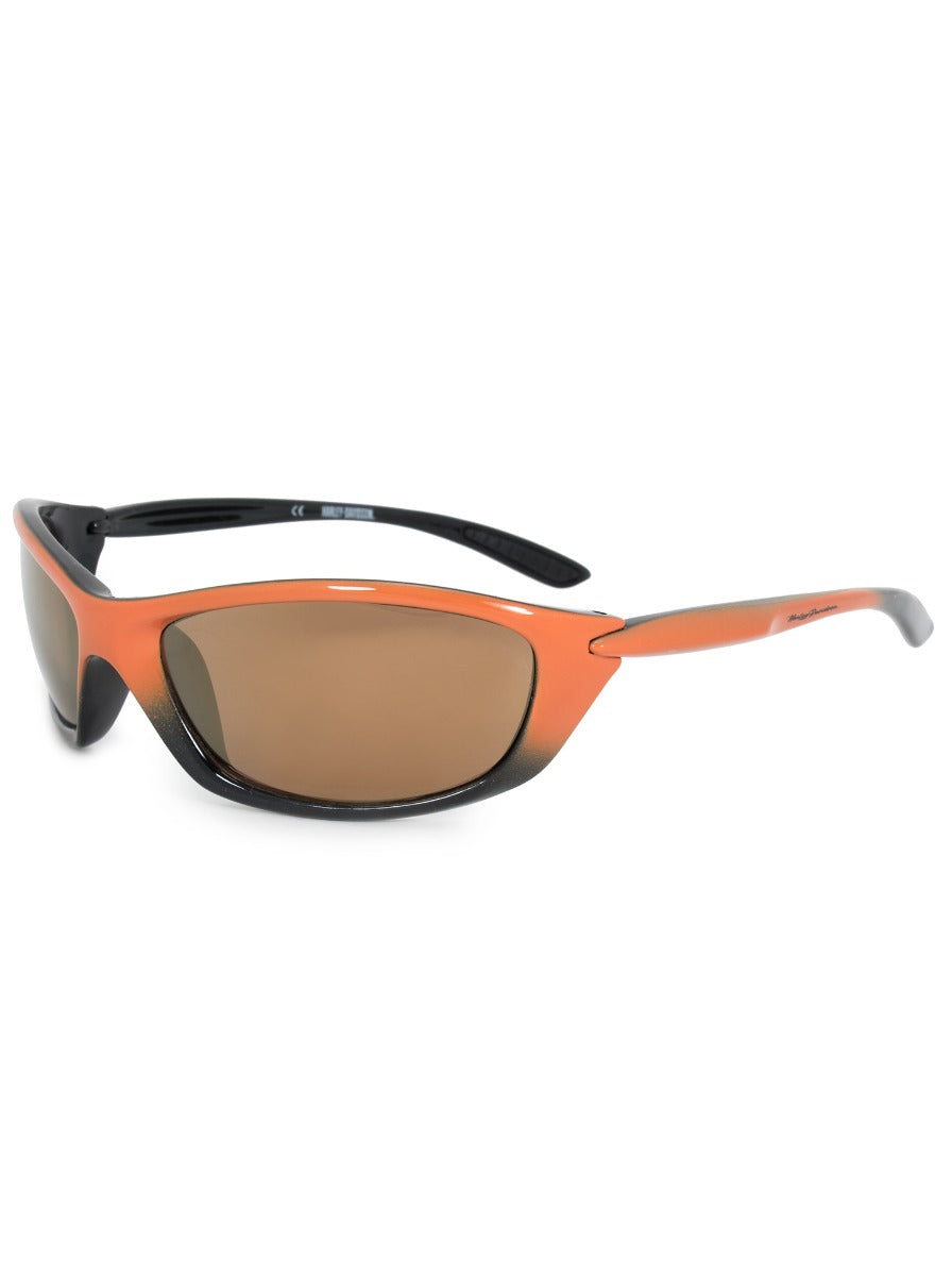 title:Harley Davidson Rectangle Sunglasses HDS0616 OR 1F 62;color:Black