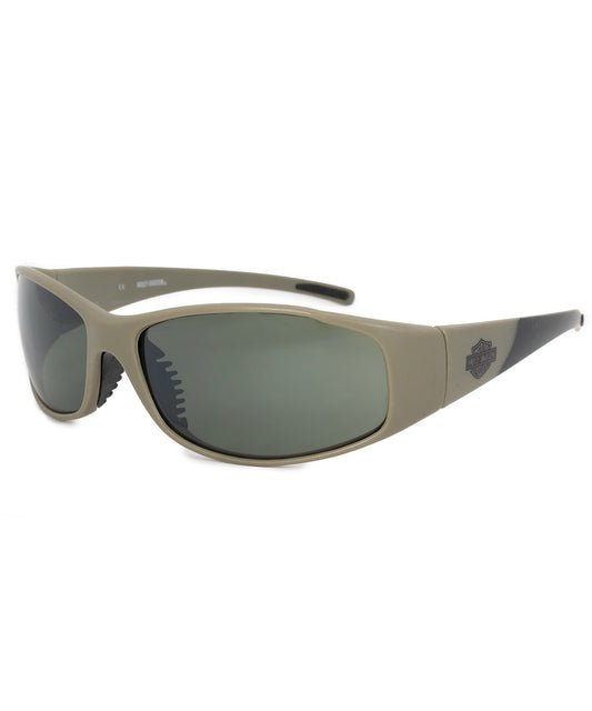 title:Harley Davidson Rectangle Sunglasses HDS0617 KHK 2 62;color:Green