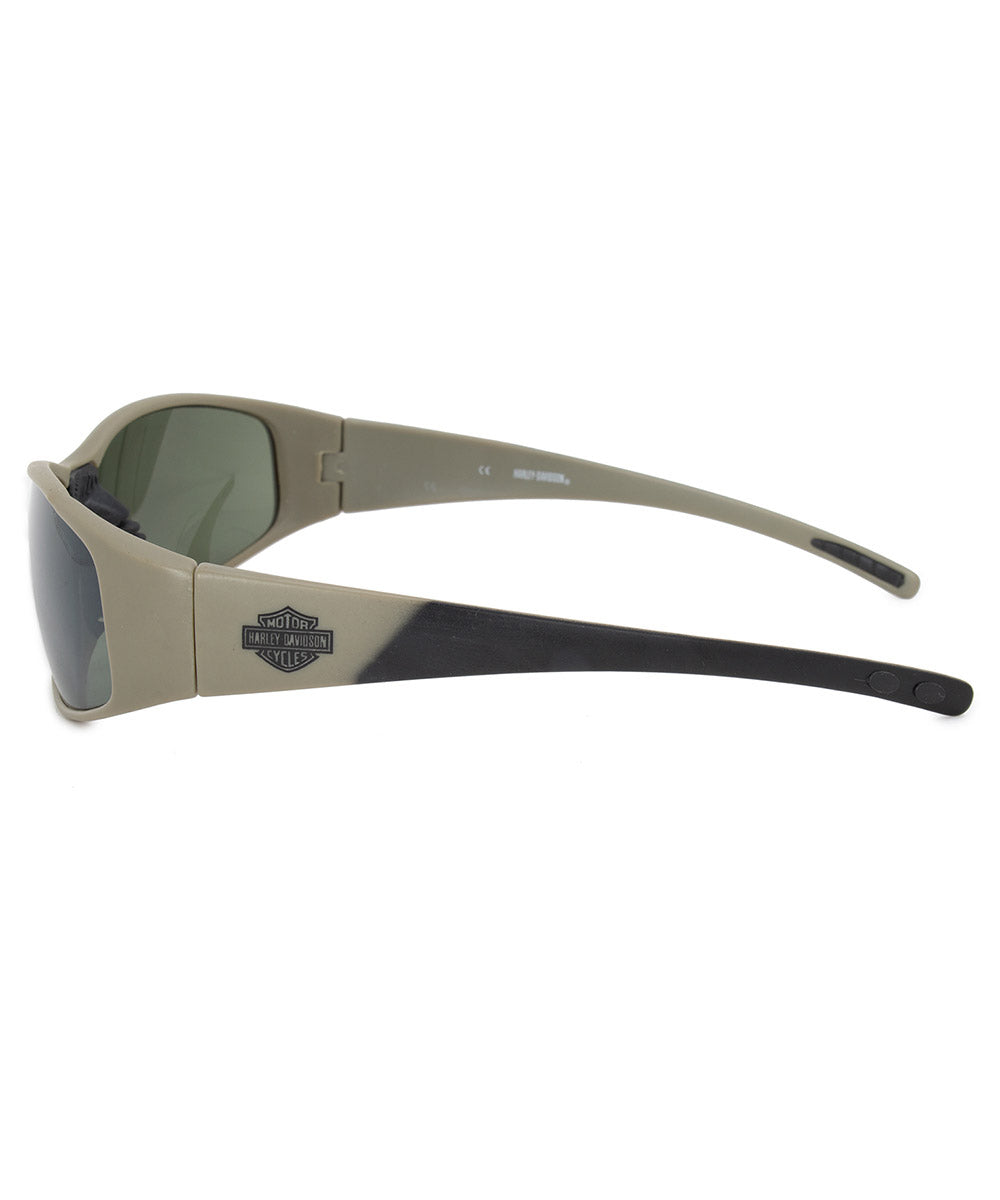 title:Harley Davidson Rectangle Sunglasses HDS0617 KHK 2 62;color:Green