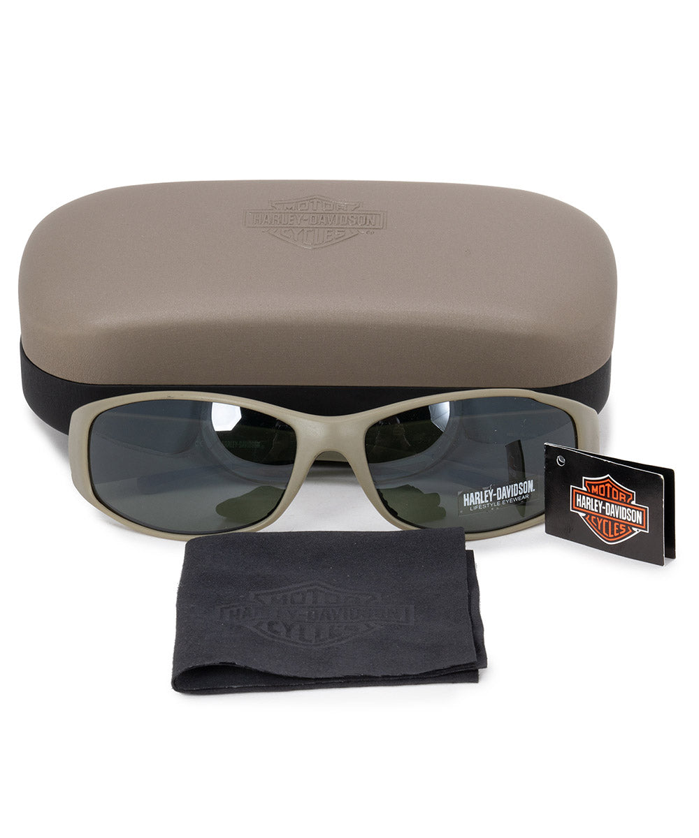 title:Harley Davidson Rectangle Sunglasses HDS0617 KHK 2 62;color:Green