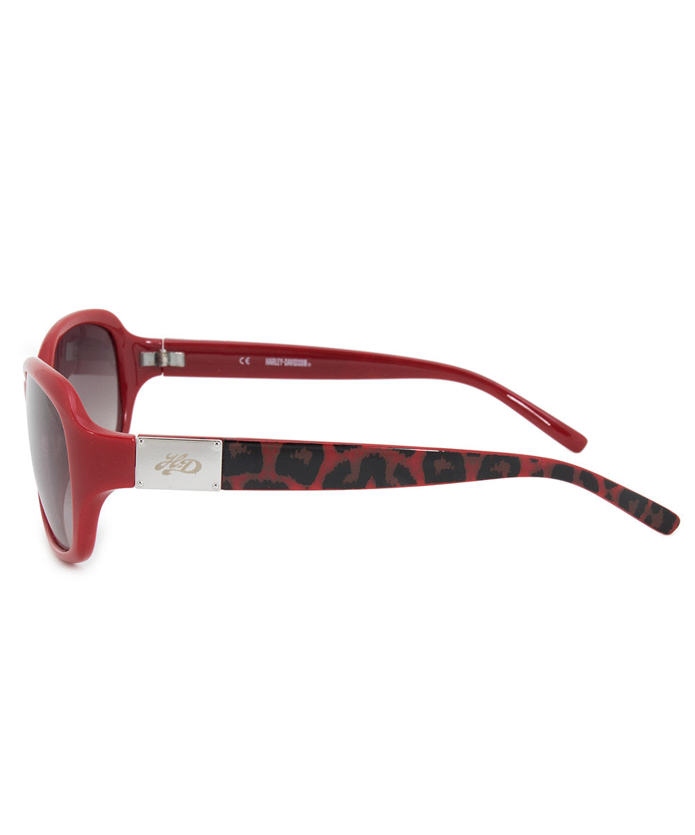 title:Harley Davidson Oval Sunglasses HDS5021 RD 35 58;color:Red