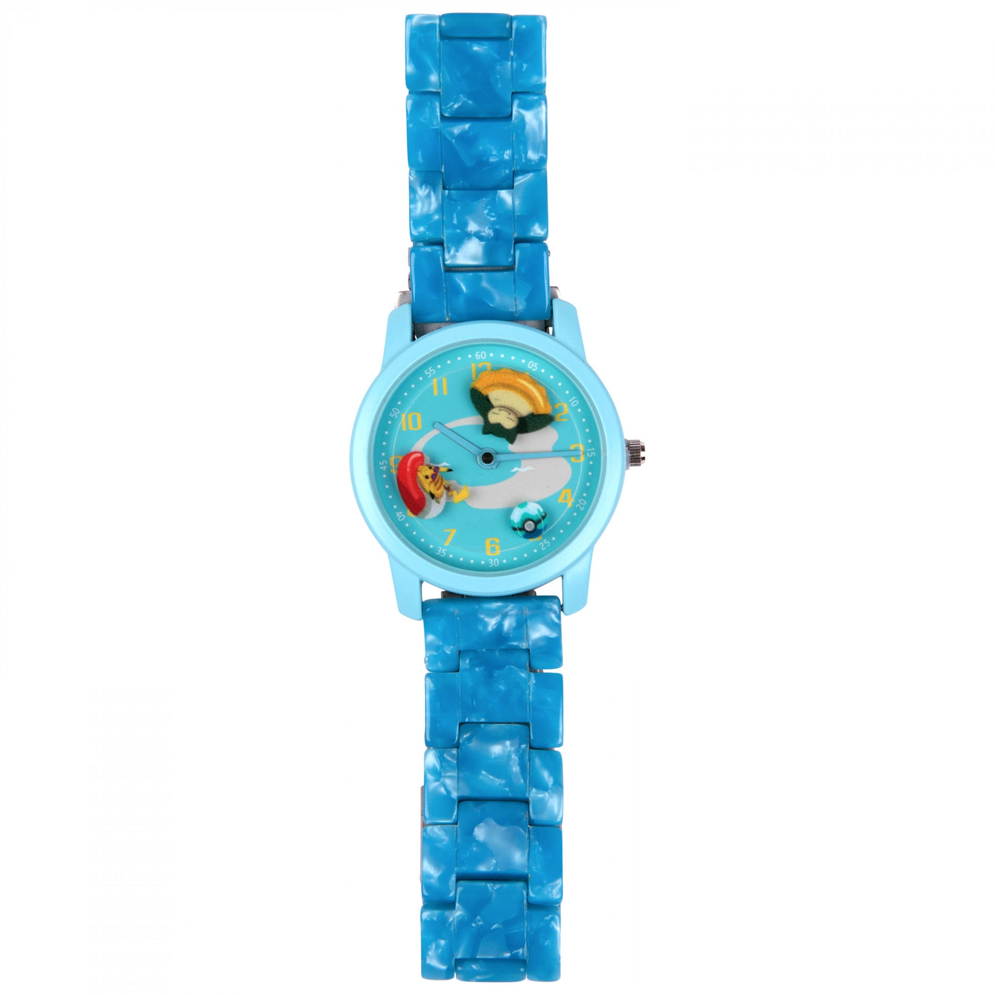 title:Pokemon Water Fun Time Watch with Rotating Watch Face;color:Blue