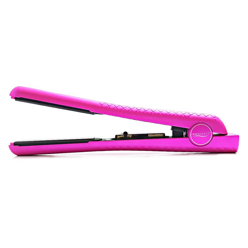 title:Metallic Pink 1.25" w/Soft Touch | Flat Iron;color:not applicable