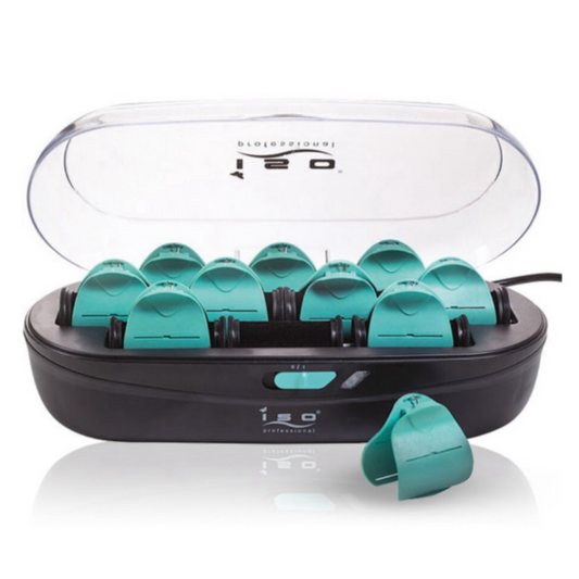 title:10pc Pearl Ceramic Hot Roller Set | Styler;color:not applicable