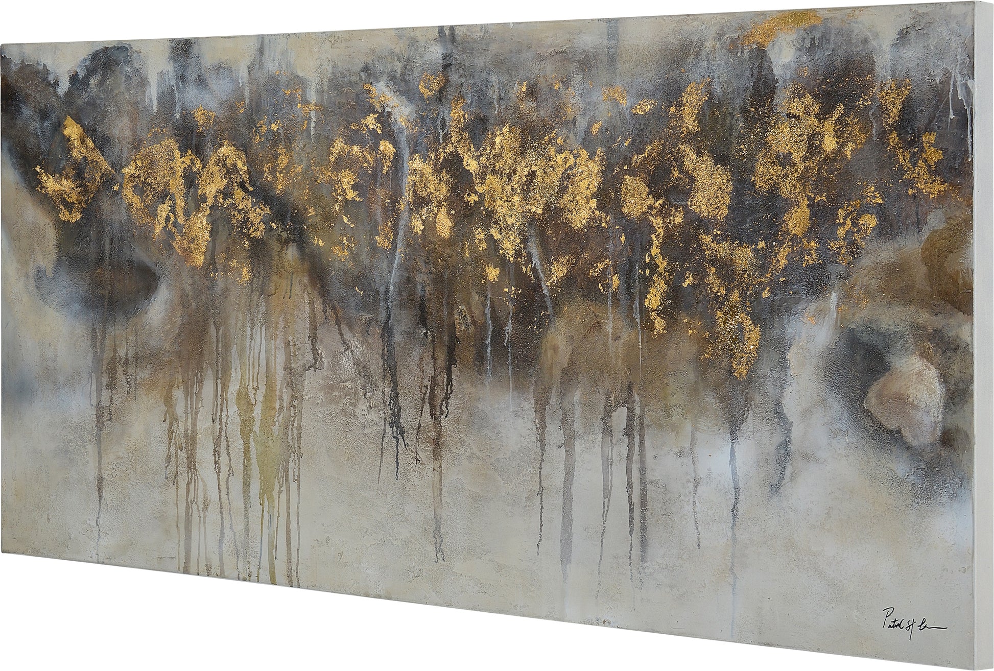 title:Chevrey 70X30X1.5" Box 74X34X4";color:Grey, Gold